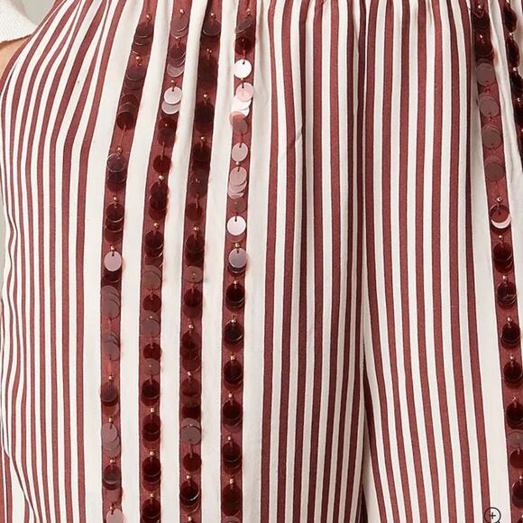 J.Crew Collection cropped Stratus pant with sequins - Picture 2 of 9